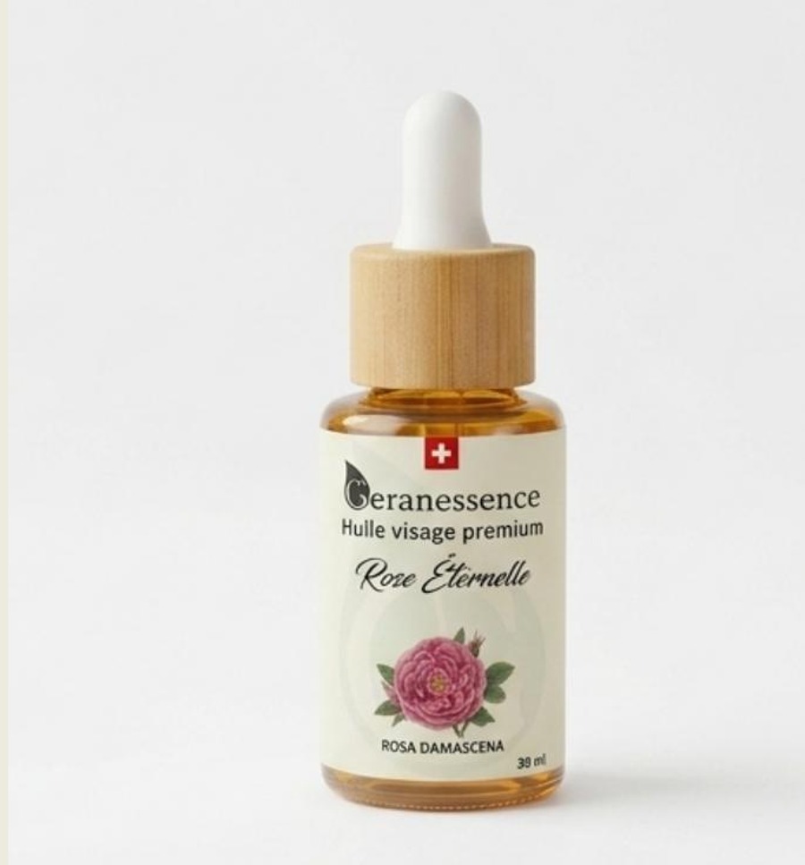 Roze Éternelle — Huile visage premium